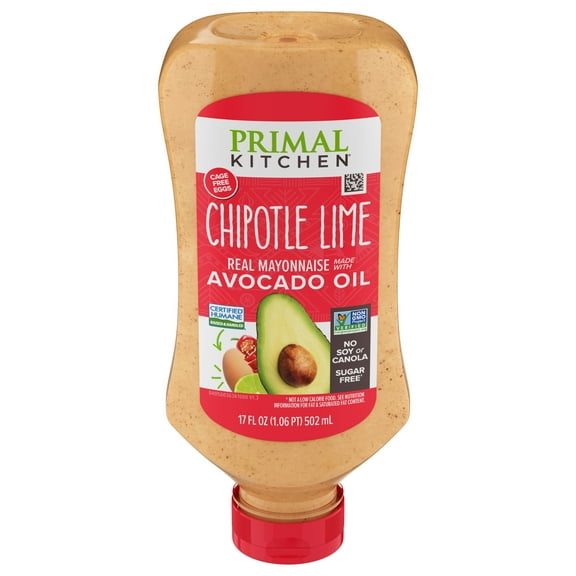 Primal Kitchen Squeeze Chipotle Lime Mayo made with Avocado Oil 17 oz
