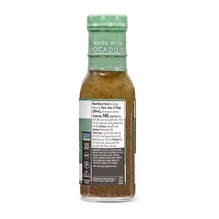 Primal Kitchen Avocado Oil 3 Pack Vinaigrette Dressing & Marinade