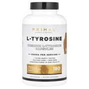 PrePrimal L-Tyrosine, 500 mg , 180 Capsules