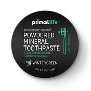 Primal Life Organics Dirty Mouth Toothpowder, Charcoal Wintergreen, 1 oz