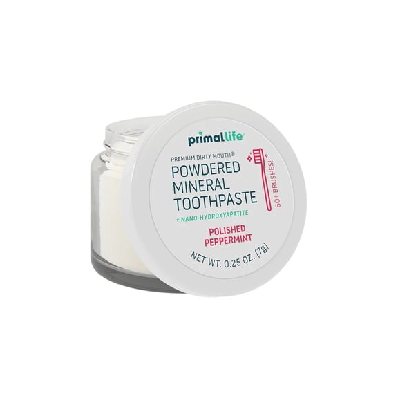 Primal Life Organics Dirty MouthTooth Powder, Peppermint, 0.25 Ounces