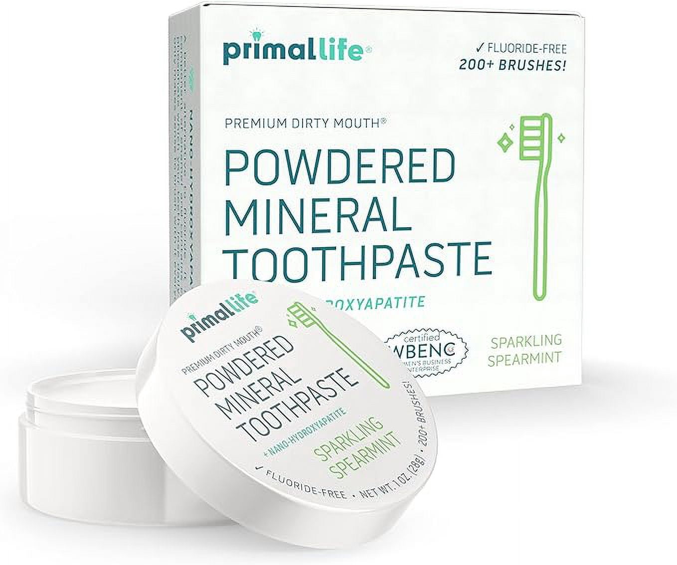 Primal Tooth Powder Primal Life Organics - Dirty Mouth Toothpowder, Tooth Cleaning Powder ...