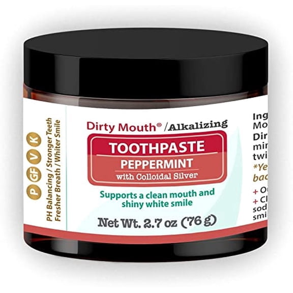 Primal Life Organics Mineral Toothpaste, Peppermint, Fluoride-Free, 4 oz