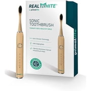 Primal Life Organics Real White Sonic Toothbrush, Corded Electric, Bamboo, Soft Bristle