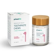 Primal Life Organics Premium Dirty Mouth Toothpaste Chews - 60 Tablets in Bag - Polished Peppermint
