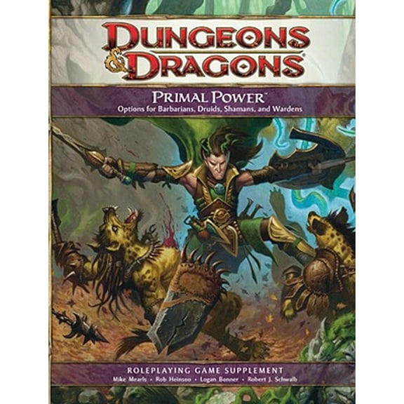 Pre-Owned Dungeons & Dragons: Primal Power - Roleplaying Game Supplement, 9780786950232, 0786950234, Hardcover, 4th edition