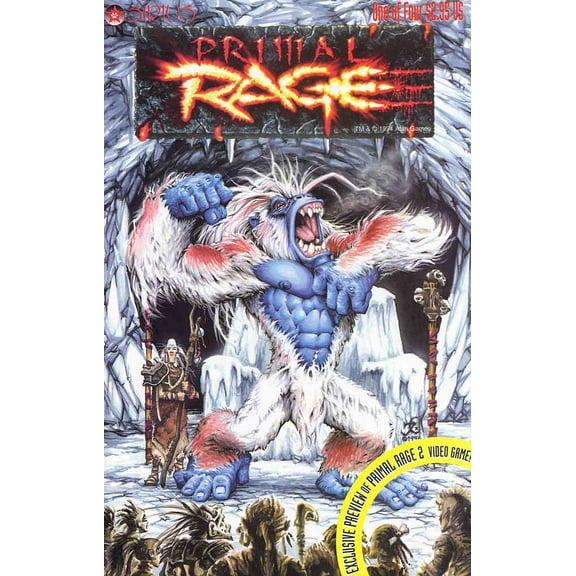 Primal Rage #1 VF ; Sirius Comic Book