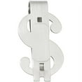 thumbnail image 1 of Primal Rhodium-plated Kelly Waters Satin Finish Dollar Sign Money Clip, 1 of 4