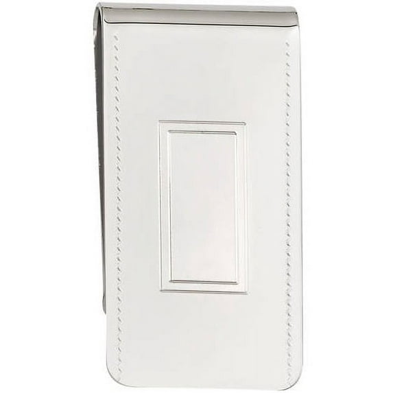 Primal Rhodium-plated Kelly Waters with Engraveable Area Money Clip