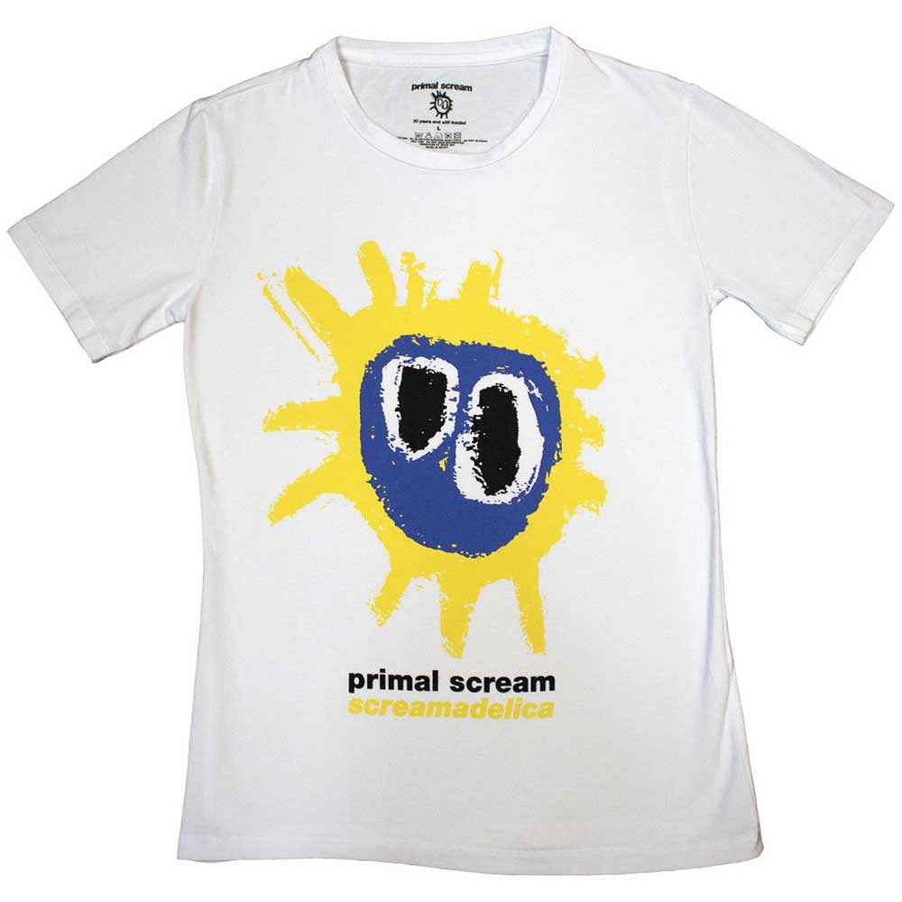 Primal Scream Ladies T-Shirt: Screamadelica - Walmart.com