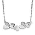 thumbnail image 1 of Primal Silver Sterling Silver 0.015 Cttw Diamond Hearts Necklace, 1 of 3
