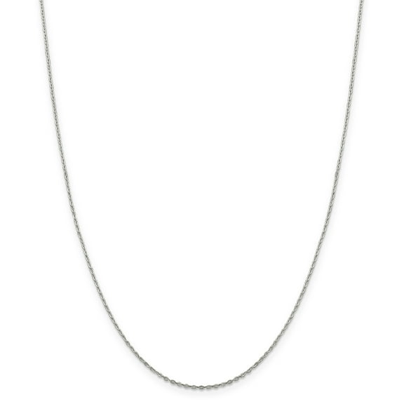 Primal Silver Sterling Silver 0.5mm Flat Link Cable Chain