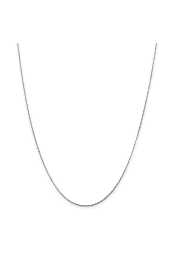 Sterling Silver 0.8mm Open Curb Chain