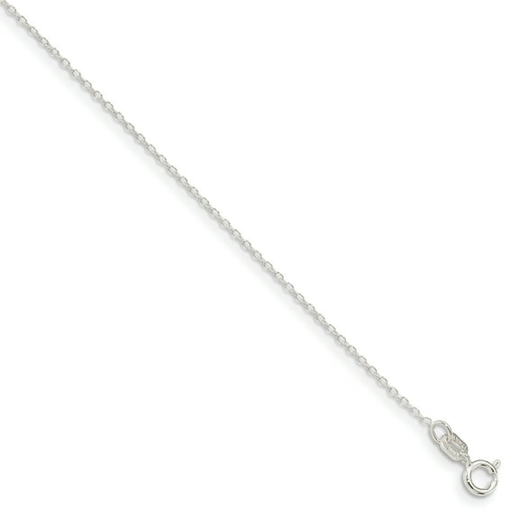 Primal Silver Sterling Silver 0.95mm Forzantina Cable Chain