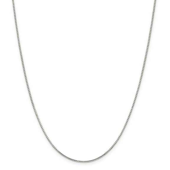Primal Silver Sterling Silver 1.25mm 8 Side Diamond-cut Box Chain
