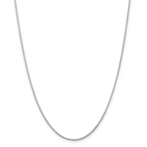 Primal Silver Sterling Silver 1.25mm Polished Round Spiga Chain