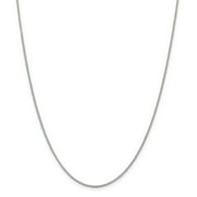 Primal Silver Sterling Silver 1.50mm Round Spiga Chain