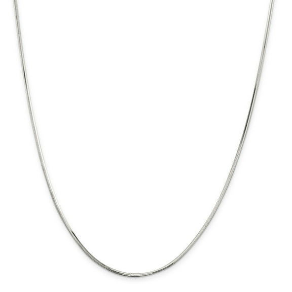 Primal Silver Sterling Silver 1.65mm Octagonal Snake Chain