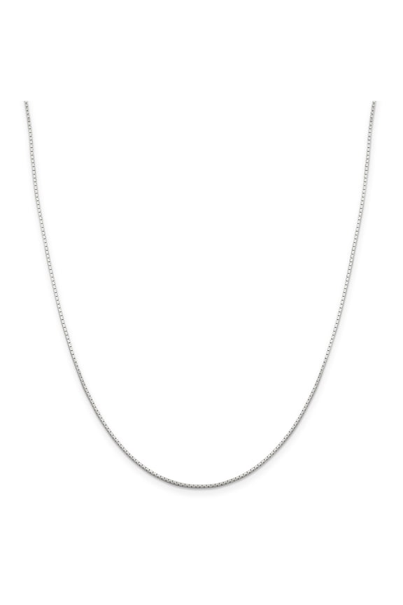 Sterling Silver 1mm Mirror Box Chain