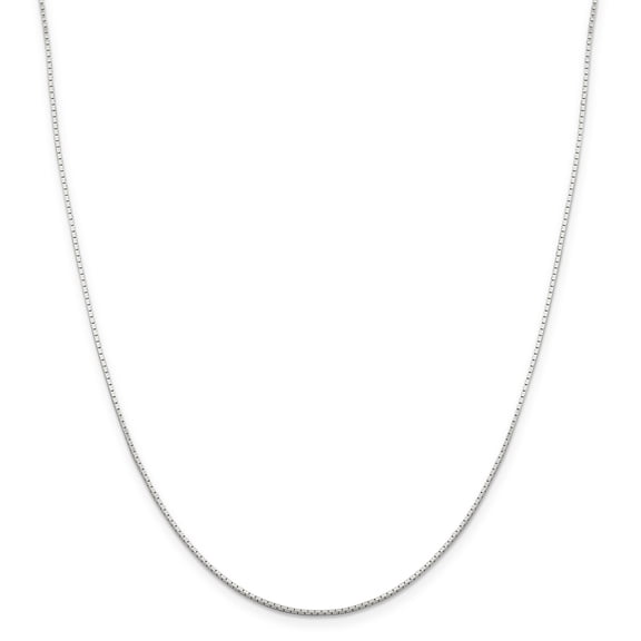 Primal Silver Sterling Silver 1mm Mirror Box Chain