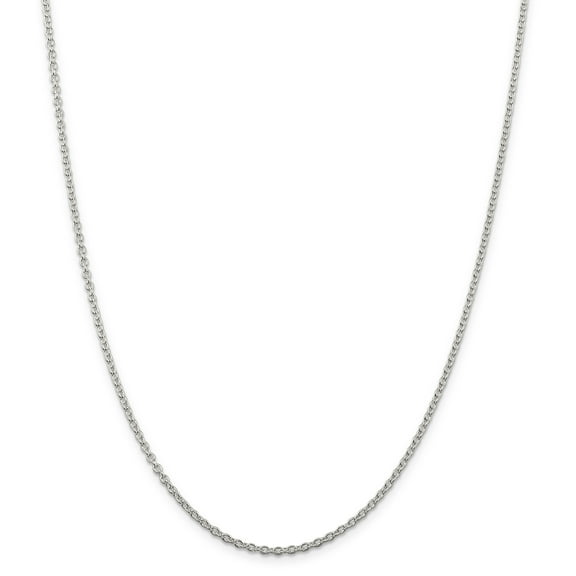 Primal Silver Sterling Silver 2.25mm Cable Chain