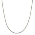 thumbnail image 1 of Primal Silver Sterling Silver 2.55mm Diamond-cut Square Franco Chain, 1 of 5
