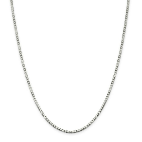 Primal Silver Sterling Silver 2.5mm Box Chain