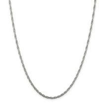 Primal Silver Sterling Silver 2.5mm Loose Rope Chain