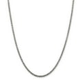thumbnail image 1 of Primal Silver Sterling Silver 2.5mm Solid Rope Chain Anklet, 1 of 7