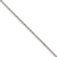 thumbnail image 1 of Primal Silver Sterling Silver 2.5mm Solid Rope Chain Bracelet, 1 of 4