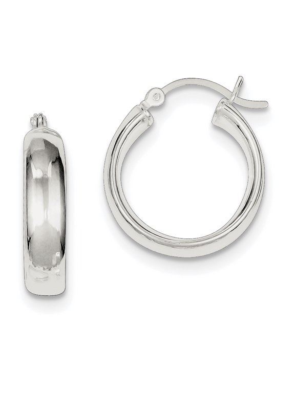 Sterling Silver 20mm Hoop Earrings