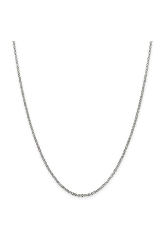 Sterling Silver 2mm Rolo Chain