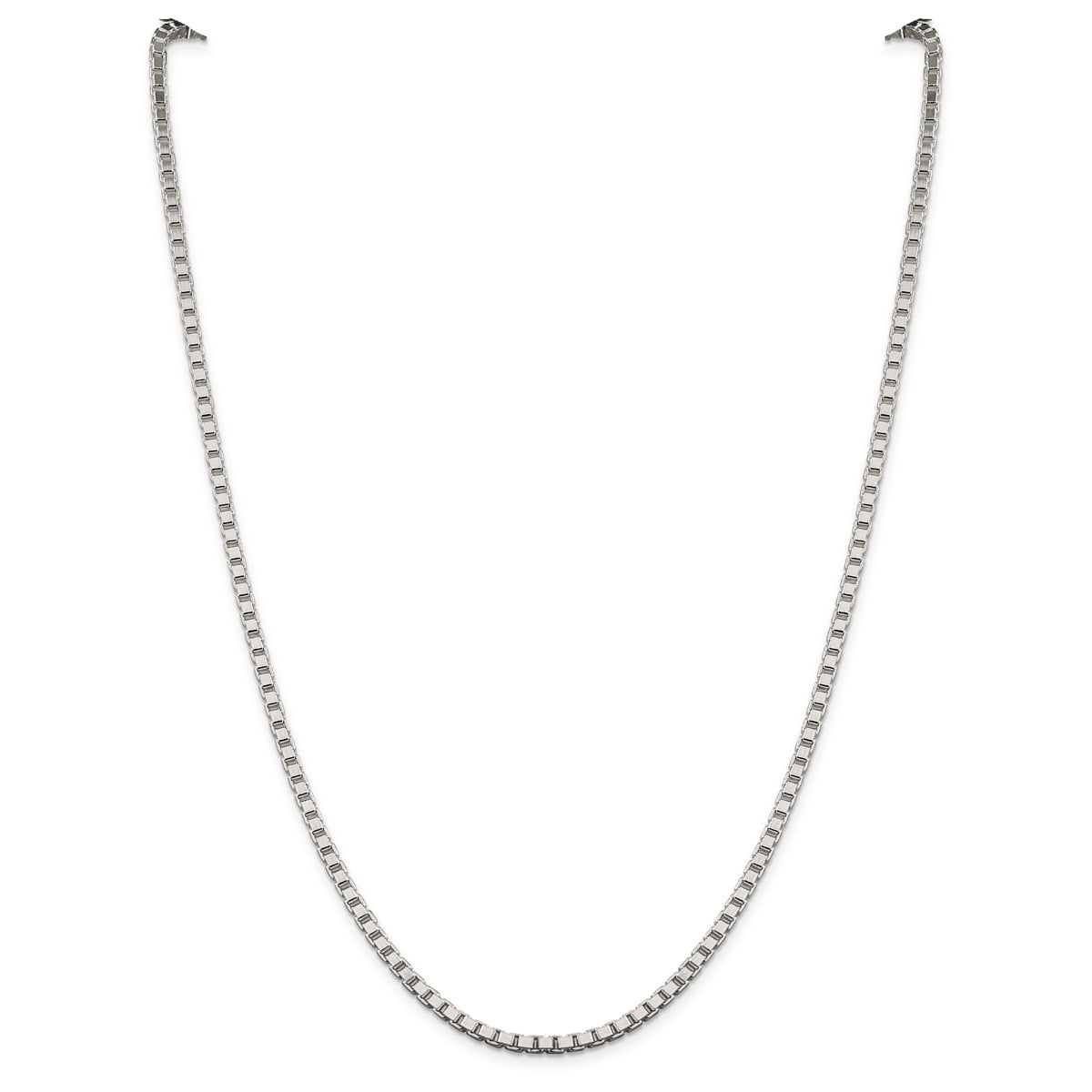 Primal Silver Sterling Silver 3.25mm Box Chain Walmart