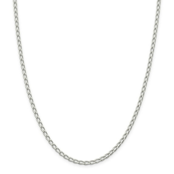Primal Silver Sterling Silver 3.2mm Open Link Chain
