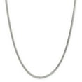 thumbnail image 1 of Primal Silver Sterling Silver 3.4mm Diamond-cut Square Franco Necklace, 1 of 6