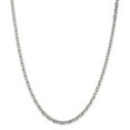 thumbnail image 1 of Primal Silver Sterling Silver 3.95mm Beveled Oval Cable Chain, 1 of 7