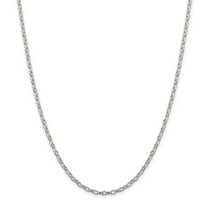 Primal Silver Sterling Silver 3mm Fancy Patterned Rolo Chain
