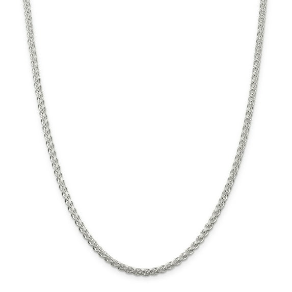 Primal Silver Sterling Silver 3mm Round Spiga Chain