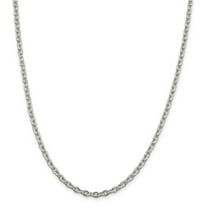 Primal Silver Sterling Silver 4.5mm Cable Chain