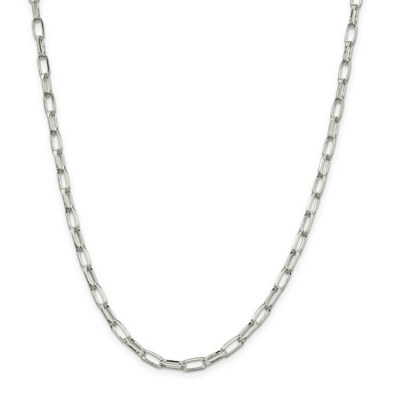 Primal Silver Sterling Silver 5.00mm Elongated Open Link Chain