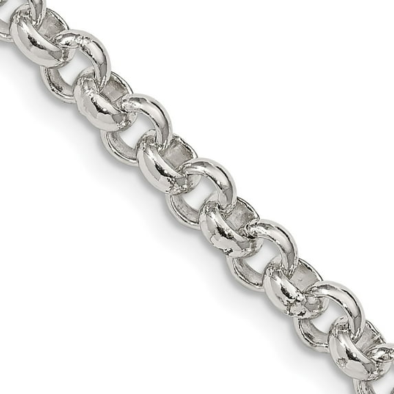 Primal Silver Sterling Silver 5mm Rolo Chain