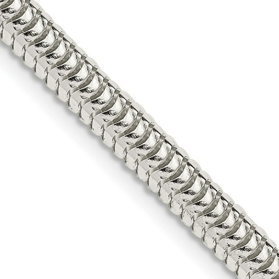 Primal Silver Sterling Silver 5mm Round Snake Chain