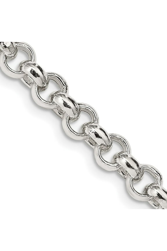 Sterling Silver 6.5mm Rolo Chain