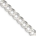thumbnail image 1 of Primal Silver Sterling Silver 6.75mm Concave Beveled Curb Chain, 1 of 4