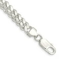 thumbnail image 1 of Primal Silver Sterling Silver 7.25mm Polished Domed Curb Chain Bracelet, 1 of 2