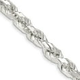 thumbnail image 1 of Primal Silver Sterling Silver 7mm Diamond-cut Polished 8 Sides Rope Chain, 1 of 4