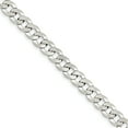 thumbnail image 1 of Primal Silver Sterling Silver 8.5mm Close Link Flat Curb Chain Bracelet, 1 of 4