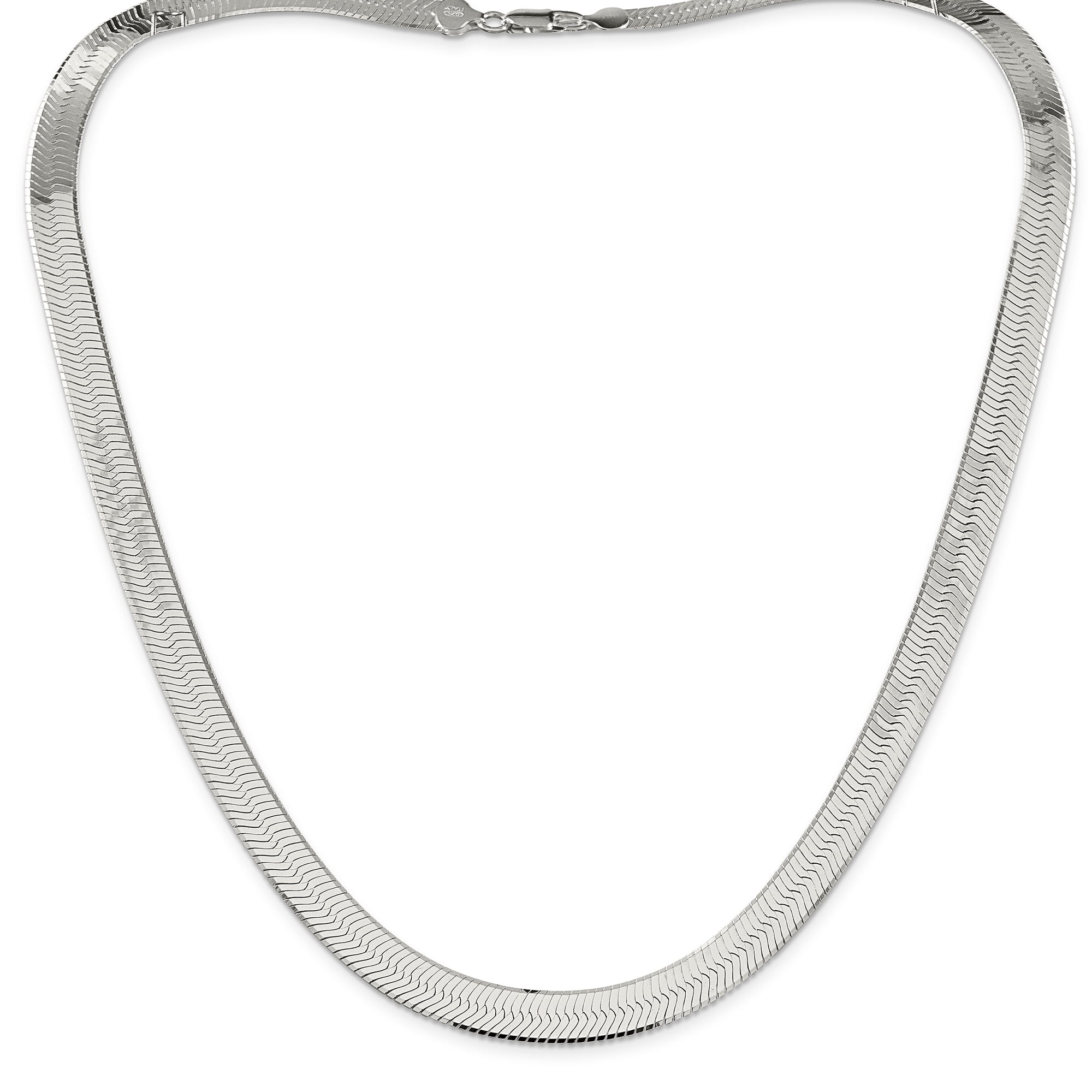 Primal Silver Sterling Silver 8.75mm Magic Herringbone Chain