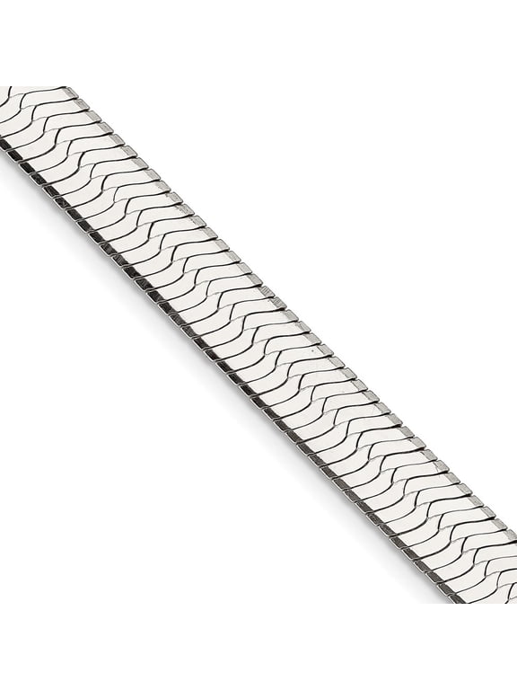 Sterling Silver 8.75mm Magic Herringbone Chain