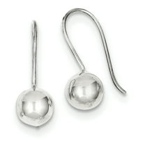 Primal Silver Sterling Silver 8mm Ball Earrings